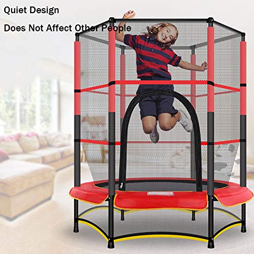 Trampolín de Niños Cama Elástica Portátil Red de Seguridad Mudo Antideslizante Y Transpirable Puede Soportar Peso 110 Libras Mini Trampolín Deportivo Apto para Niños