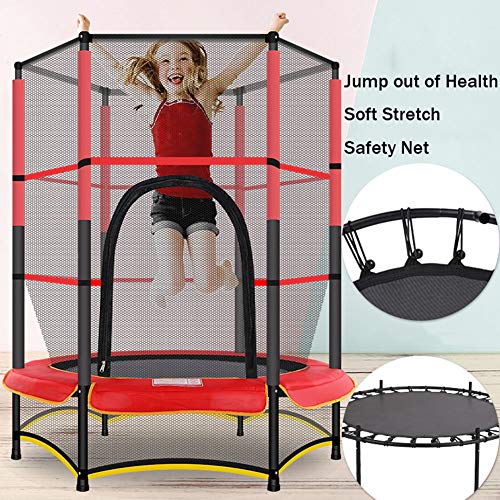 Trampolín de Niños Cama Elástica Portátil Red de Seguridad Mudo Antideslizante Y Transpirable Puede Soportar Peso 110 Libras Mini Trampolín Deportivo Apto para Niños