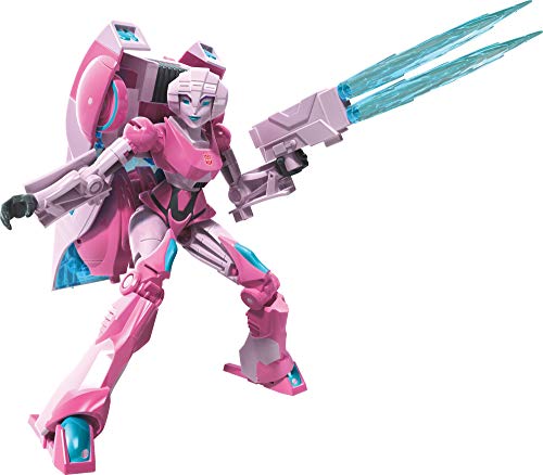 Transformers Bumblebee Cyberverse Adventures Deluxe Class Arcee Figura de acción de Juguete, para niños de 6 y más, 5 Pulgadas