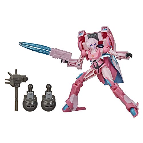 Transformers Bumblebee Cyberverse Adventures Deluxe Class Arcee Figura de acción de Juguete, para niños de 6 y más, 5 Pulgadas