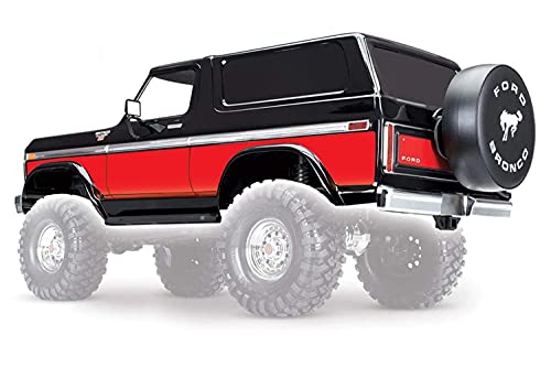 Traxxas Cuadros Ford Bronco Negro (Lacado, con Cultivo Piezas)