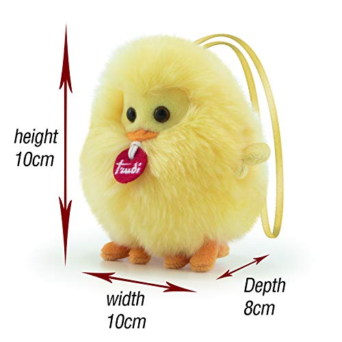 Trudi Charm Pollito Peluche Mini hangable, Color Amarillo, XXS (29081)