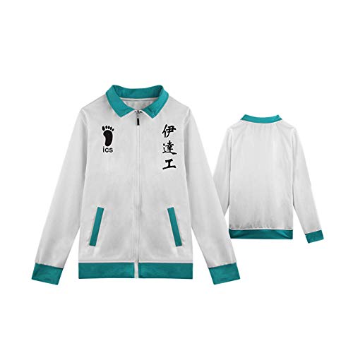 Tuboshu Anime Haikyuu Nekoma Fukurodani Chaqueta Cosplay Disfraz Haikiyu Jersey Ropa Deportiva Uniforme Hombres Mujeres Sudadera