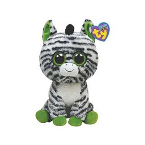 Ty 7136036 Beanie Boos - Zebra de peluche Zig-Zag, 15 cm [Importado de Alemania]