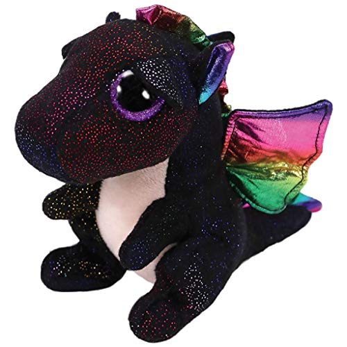 TY- Anora, Drache Schwarz 24cm Peluche dragón, Color negro (United Labels Ibérica 37268TY) , color/modelo surtido