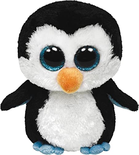 Ty Beanie Boos 36904 Waddles - Pingüino de peluche, 22 cm [importado de Alemania] , color/modelo surtido