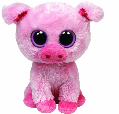 TY Corky - Cerdito de Peluche (15 cm) - Peluche Corky (15 cm), Peluche