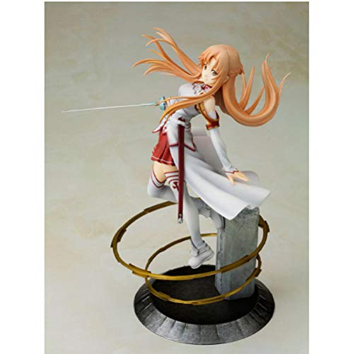 U/A Anime japonés Sword Art Online Asuna PVC Figura de acción de Juguete 22 cm Anime 1/8 Figura de Escala Anime Figura Modelo Juguetes