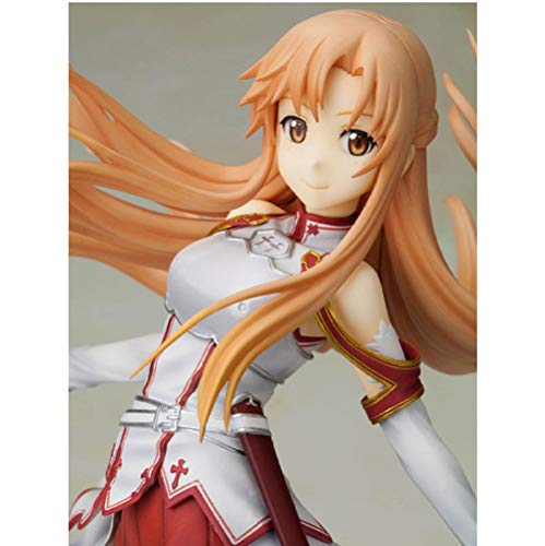 U/A Anime japonés Sword Art Online Asuna PVC Figura de acción de Juguete 22 cm Anime 1/8 Figura de Escala Anime Figura Modelo Juguetes