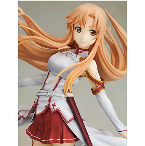 U/A Anime japonés Sword Art Online Asuna PVC Figura de acción de Juguete 22 cm Anime 1/8 Figura de Escala Anime Figura Modelo Juguetes