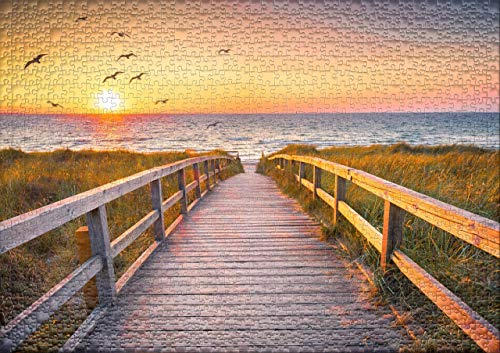 Ulmer Puzzleschmiede - Puzzle Sylt: Puzzle de 1000 Piezas - Atardecer en la Playa de Sylt