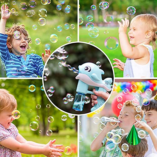 U/N Maquina Burbujas Niños,Máquina de Burbujas de Jabon Automática,Pompas Jabon,Máquina de Burbujas,Pistola de Pompas de Jabón Niños para Fiesta de Cumpleaños,Halloween,Bodas,Niños y Adultos-Azul