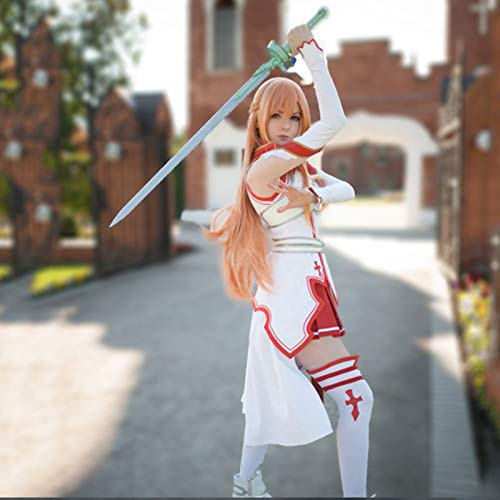 Updayday Yuuki Asuna Cosplay Disfraz Anime Sword Art Online Cosplay Disfraz Halloween Carnaval Fiesta Cosplay Trajes con Accesorios