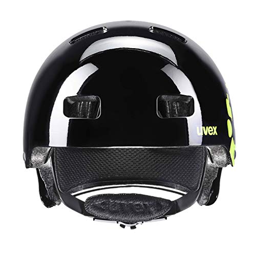 Uvex Kid 3 | Casco de Bicicleta | niña niño niños Adolescente | tamaño Adjustable | Dirtbike Black-Lime, 55-58 cm