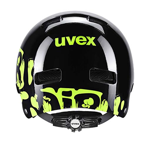 Uvex Kid 3 | Casco de Bicicleta | niña niño niños Adolescente | tamaño Adjustable | Dirtbike Black-Lime, 55-58 cm