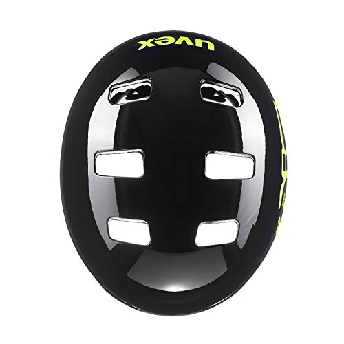 Uvex Kid 3 | Casco de Bicicleta | niña niño niños Adolescente | tamaño Adjustable | Dirtbike Black-Lime, 55-58 cm