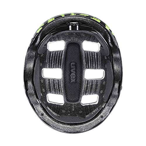 Uvex Kid 3 | Casco de Bicicleta | niña niño niños Adolescente | tamaño Adjustable | Dirtbike Black-Lime, 55-58 cm