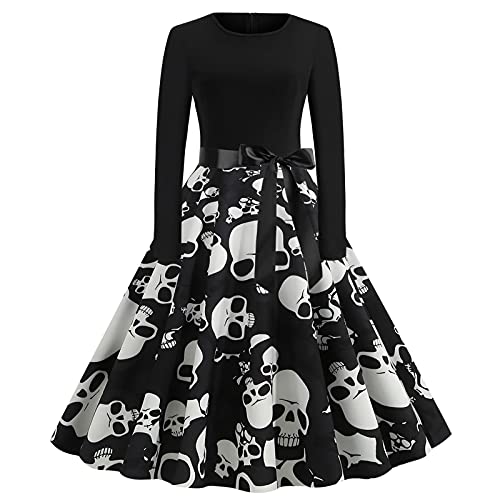 Vestidos De Halloween Para Mujeres,Vestido De Dia De Los Muertos, Vestido De Bruja,Vestido De Tallas Grandes De Halloween,Vestidos De Halloween,Vestido Festivo, Disfraz, Disfraces De Halloween,Vestido