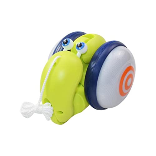 Vibrato con el mismo tipo de cuerda para niños tirar caracol juguete creativo canciones de luz tirón caracol niño juguete verde