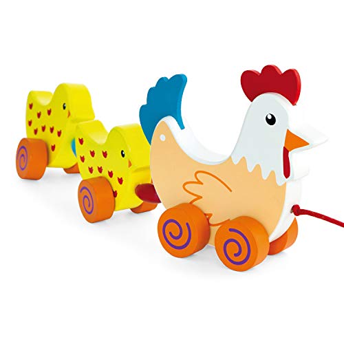 VIGA Toys-Gallina con 2 Pollitos (50078)