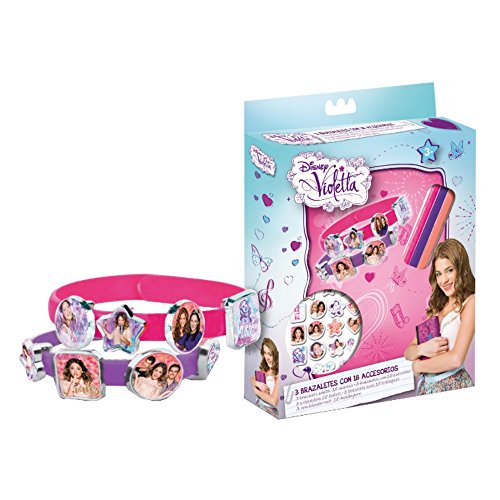 Violetta - Set de 3 Pulseras con Accesorios (Kids WD95001)