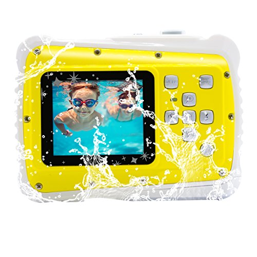 Vmotal GDC5261 Impermeable cámara Digital con Zoom Digital de 8X / 8MP / 2" TFT LCD de la Pantalla/Cámara Impermeable para niños (Amarillo)