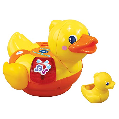 VTech - Baby: ¡Al agua! Juguete Electrónico, Pequeño Patito, Amarillo (3480-516122)