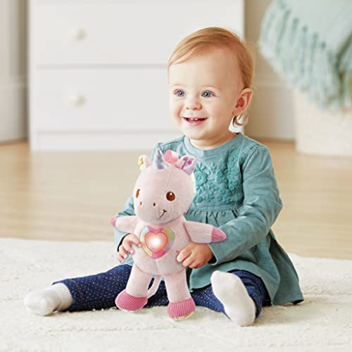 VTech – Peluche de Unicornio Musical y parlante para bebé – Versión FR