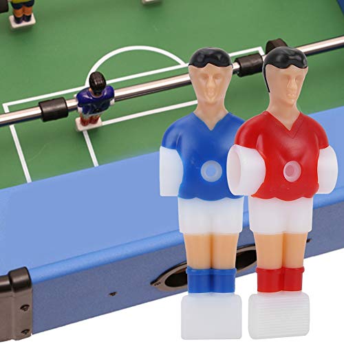 Wacent Jugador de futbolín, Accesorio de máquina de fútbol Jugador de futbolín Juegos de fútbol Mini Mesa de muñeca de plástico humanoide