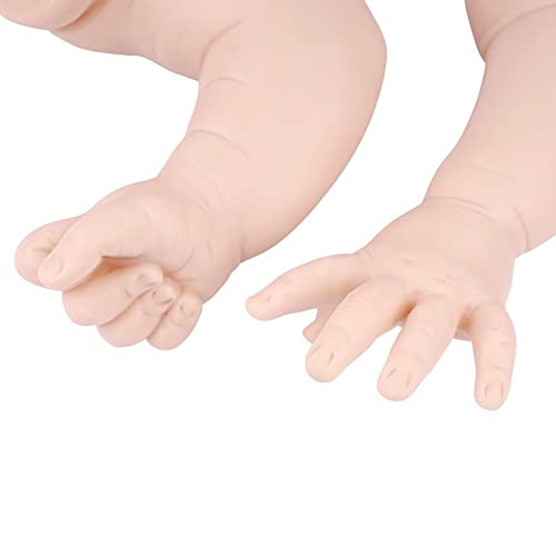 WAITLOVER Reborn Doll,22 pulgadas Reborn Kits Realistas Reborn Bebé Vinilo Sin Pintar Piezas Inacabadas Hecho A Mano Regalos Muñecas Para Niñas