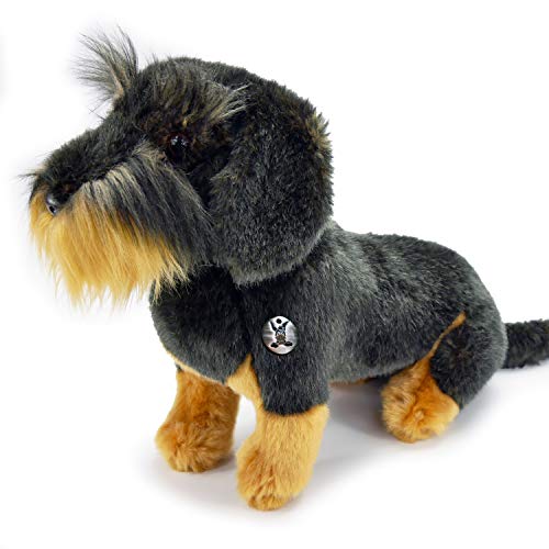 Waldi - Perro salchicha de peluche sentado (31 cm)