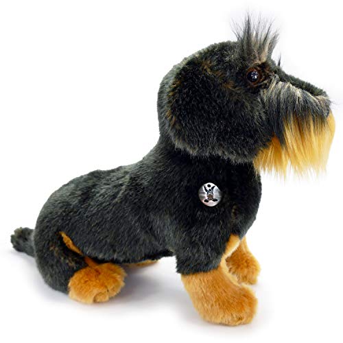 Waldi - Perro salchicha de peluche sentado (31 cm)