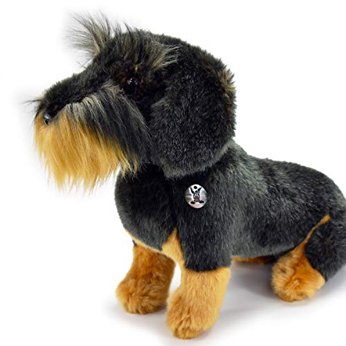 Waldi - Perro salchicha de peluche sentado (31 cm)