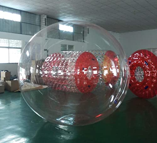 Water Ball 2 o 3 Metros - PVC Tarpaulin y de TPU Poliuretano - Esfera acuática Agua - Hinchable acuático - Water Zorb Ball, Water Games (C - Material PVC 3 m)