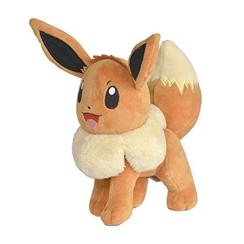 WCT - BOTI EEVEE Volpe Evoli Plush 20cm Nueva Versión 2019 Original Pokemon