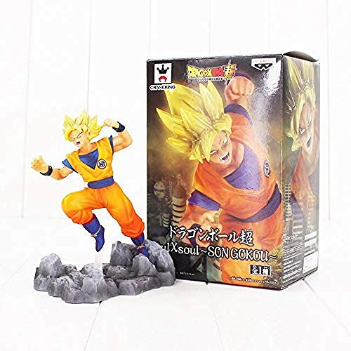 WEIbeta 17cm Soul Son Goku Schwarze Gokou-Stämme mit Schwertfigur Toy Dragon Ball Super Saiyajin Rose Zamasu Modelo Muñecas Goku mit Box