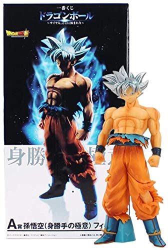 WEIbeta Dragon Ball Super Saiyajin Krieger Son Goku Figur Spielzeug Ultra Instinct Silver Hair Scultures Große BWFC-Modellpuppen Stil B