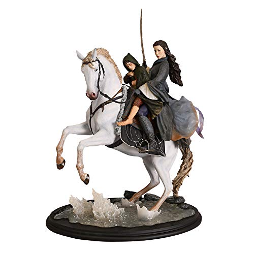 WETA Collectibles Señor de los Anillos Estatua Arwen & Frodo en Asfaloth, multicolor (WETA860102637)