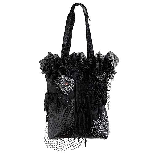 WIDMANN 7884D - Bolso de bruja, 30 x 27 cm, color negro