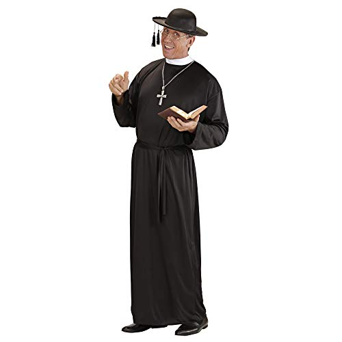 WIDMANN Abiti e Maschere Disfraz de vicario sacerdote para hombre, talla M (39012)