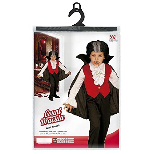 WIDMANN Disfraz de conde Drácula, talla 11/13 años. Código: 33488 , color/modelo surtido