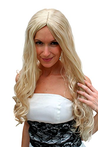 WIG ME UP- PW0205-HK88 Peluca Rubia Larga Estilo Atractivo Hippie