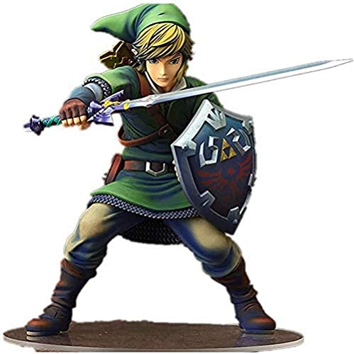 WIJJZY Nueva Legend of Zelda Skyward Sword Sword Figura Enlace Figura Anime Figura Figura 1/7 Escala Modelo Cumpleaños Regalo Estatua Colección Decoración