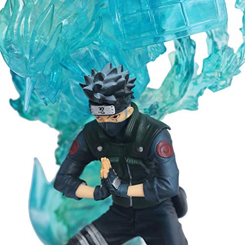 WMYATING Realista y Divertido Estatua Naruto-22CM Llama Kakashi Modelo Juguetes Ninja Personajes Decoración/Regalos/Colecciones/Artesanía/Navidad