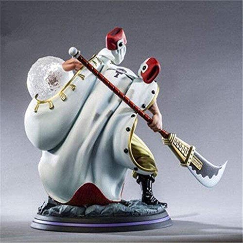 WMYATING Realista y Divertido Una Pieza Figura de acción Estatua Toys Whitebeard Daddy Edward Newgate Anime Carácter Modelo Muñeca Regalos de cumpleaños 32 cm