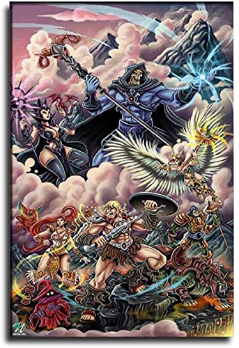 wmyzfs-Puzzles para Adultos 1000 Piezas Master Universe Anime Series Puzzle Art Puzzle Rompecabezas Modernos Juguetes Coloridos para la relajación （38X26CM）