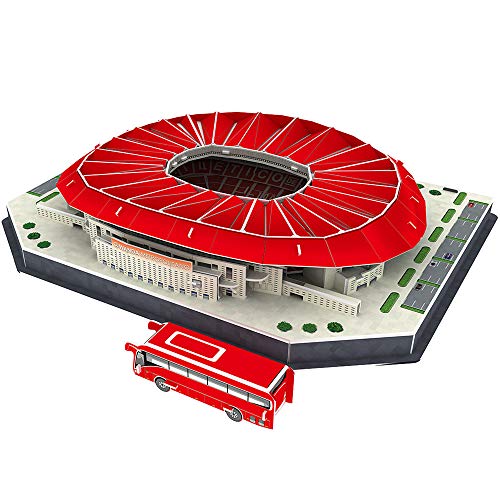 World Cup Puzzle Game Arena Modelo De Rompecabezas 3d, Wanda-metropolitano, Kit De Rompecabezas De Bricolaje, Recuerdos De Fanáticos Del Fútbol, Decoraciones, Regalos, Juguetes Educativos Para Niños