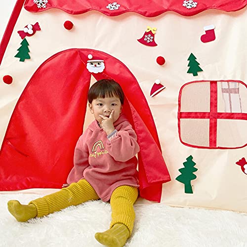 WOTEG Tienda de campaña para niños, para niñas, princesas, tienda de juegos para habitación de los niños, decoración para fiestas de Navidad, tienda de campaña para bebés, niños y niñas.