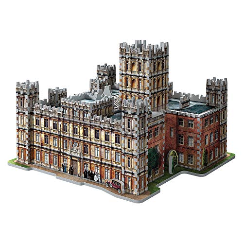 Wrebbit 3D Downton Abbey No Aplica Puzzle 3D, Multicolor, la residencia del Conde de Grantham (W3D-2019)