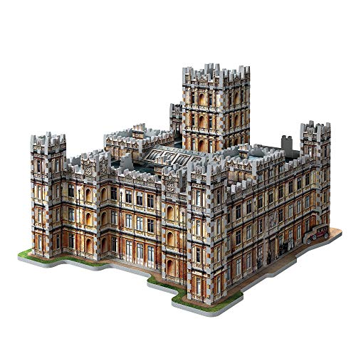 Wrebbit 3D Downton Abbey No Aplica Puzzle 3D, Multicolor, la residencia del Conde de Grantham (W3D-2019)